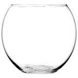 Vase boule verre transparent D 19.5cm