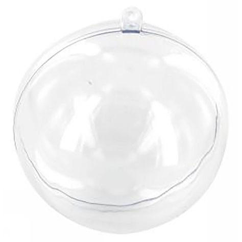 Boule plastique D 8cm