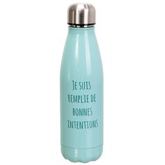 Bouteille isotherme inox mots 50cl
