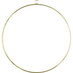 Cercle avec anneaux de suspension métal doré D 25cm