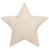 Coussin BERLINGOT étoile beige 40x40x10cm