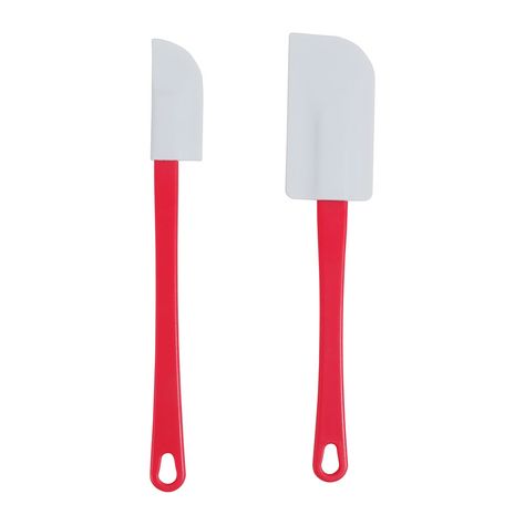 Lot de 2 spatules souples Maryse colorées H 24cm