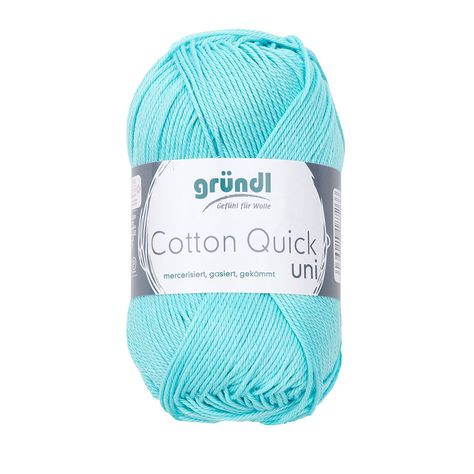 Pelote de laine COTTON QUICK bleu layette 50g