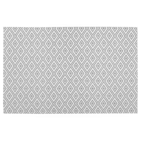 Set de table texaline géométrique blanc 45x30cm