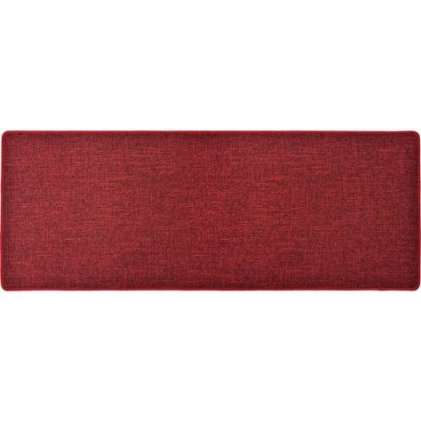 Tapis d'intérieur ORIANE  rouge 45x120cm