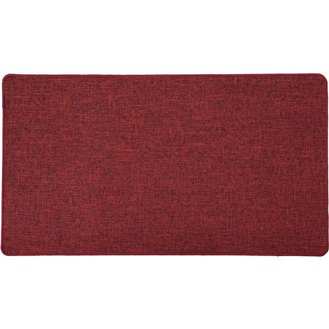 Tapis d'intérieur ORIANE rouge 45X80cm