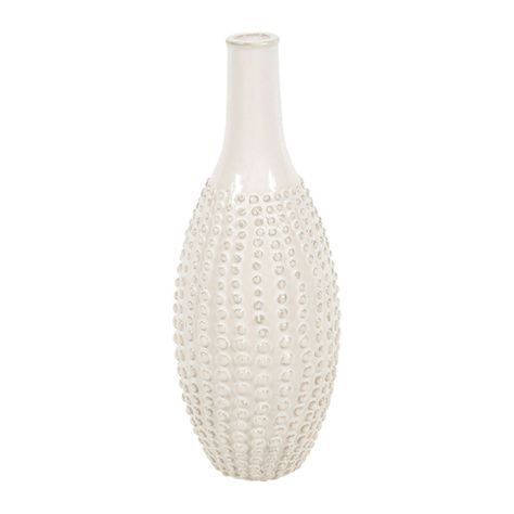 Vase cylindrique céramique H 26cm