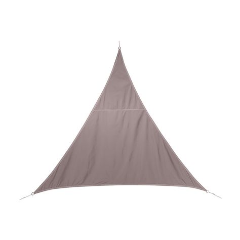 Voile d'ombrage SOL CURACAO polyester taupe 2x2m - HESPÉRIDE