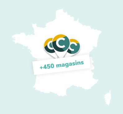 450 magasins