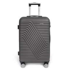 Valise ABS grise anthracite 36x55x22cm