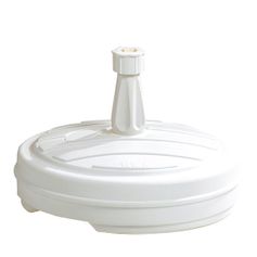 Pied de parasol plastique blanc 13L