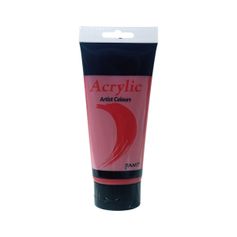 Tube de peinture acrylique rouge 200ml