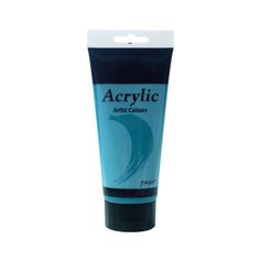 Tube peinture acrylique turquoise 200ml