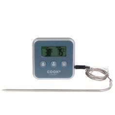 Thermomètre à sonde et minuteur 18x14cm