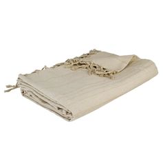 Jeté de lit coton lin 160x220cm