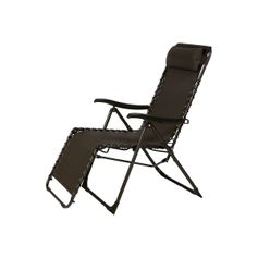 Fauteuil relax SILOS 5 positions acier anthracite 63x91x110cm - HESPÉRIDE