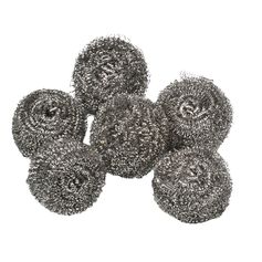 Lot de 6 boules désincrustantes inox 6x6cm
