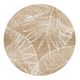Set de table rond jute feuilles D 38cm
