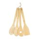 Lot de 4 ustensiles de cuisine bambou