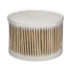 500 cotons-tiges bambou blanc