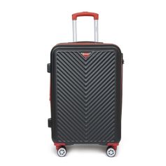Valise ABS noir liseret 45x68x28cm