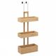 Etagère de porte à 3 niveaux bambou 28x9.5x11.5cm
