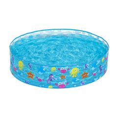Piscine gonflable ronde bleu 122x25cm