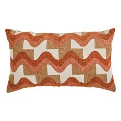Coussin rectangulaire FLOE ambre 38x58cm