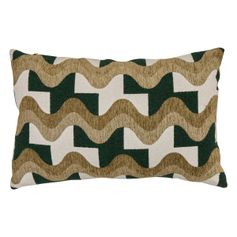 Coussin rectangulaire FLOE kaki 38x58cm