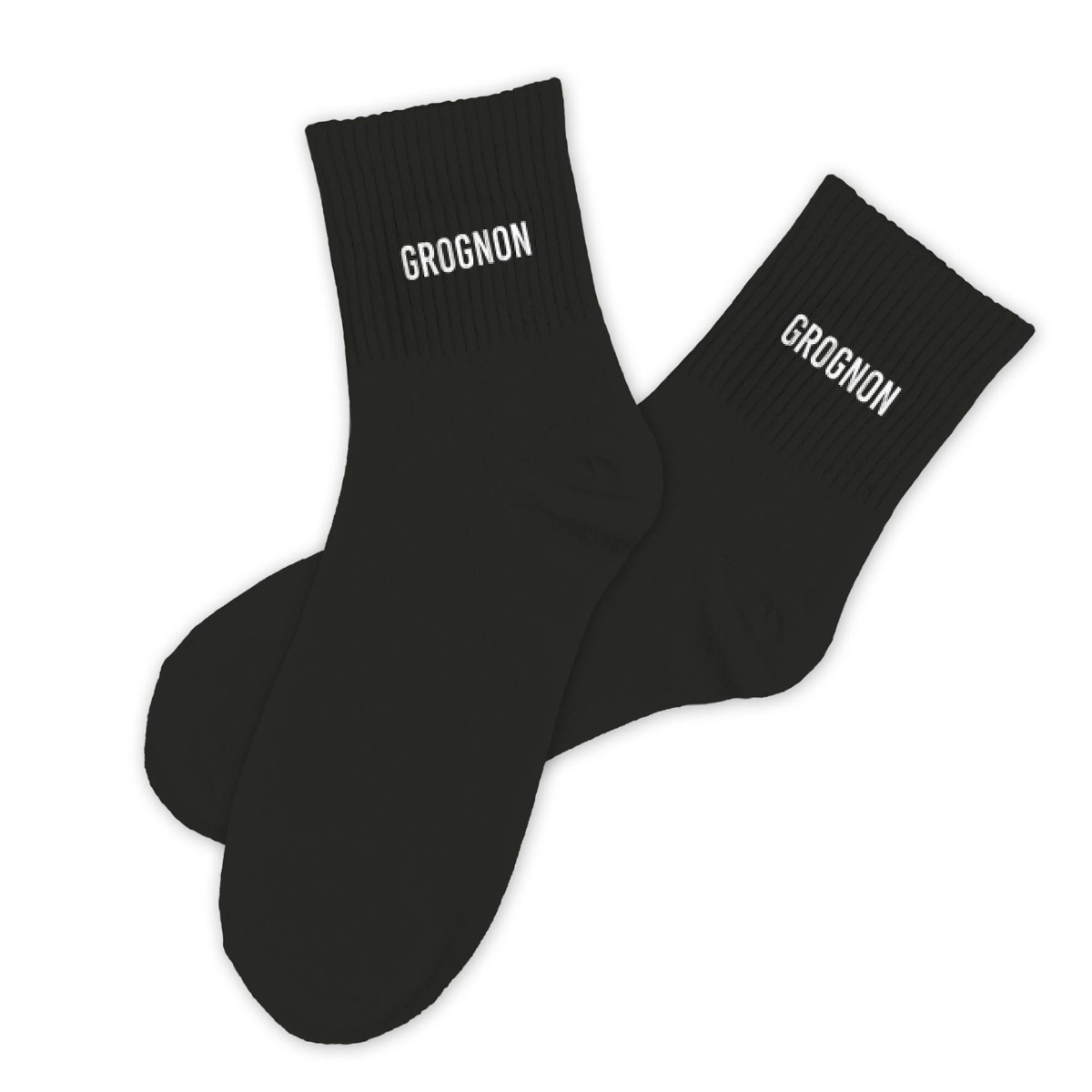 Chaussettes homme grognon noir et blanc 39-45