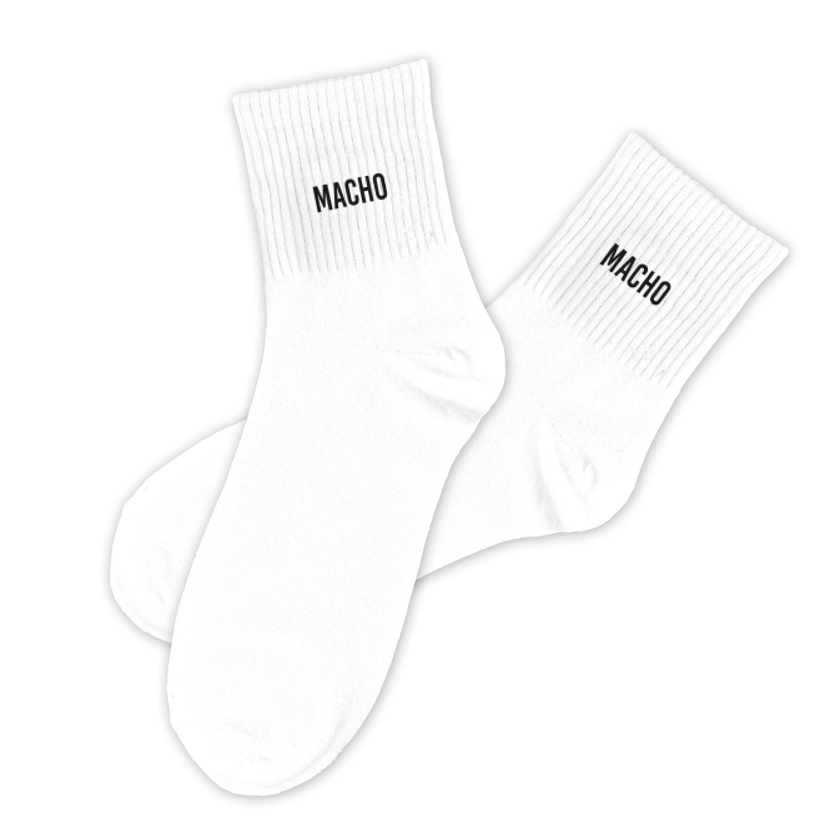 Chaussettes homme macho blanc et noir 39-45