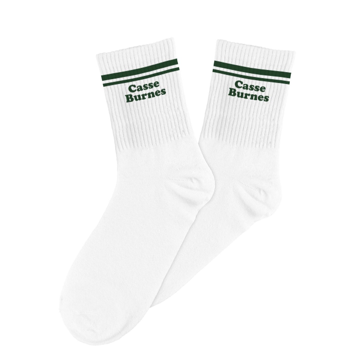 Chaussettes homme casse burnes blanc et vert 39-45