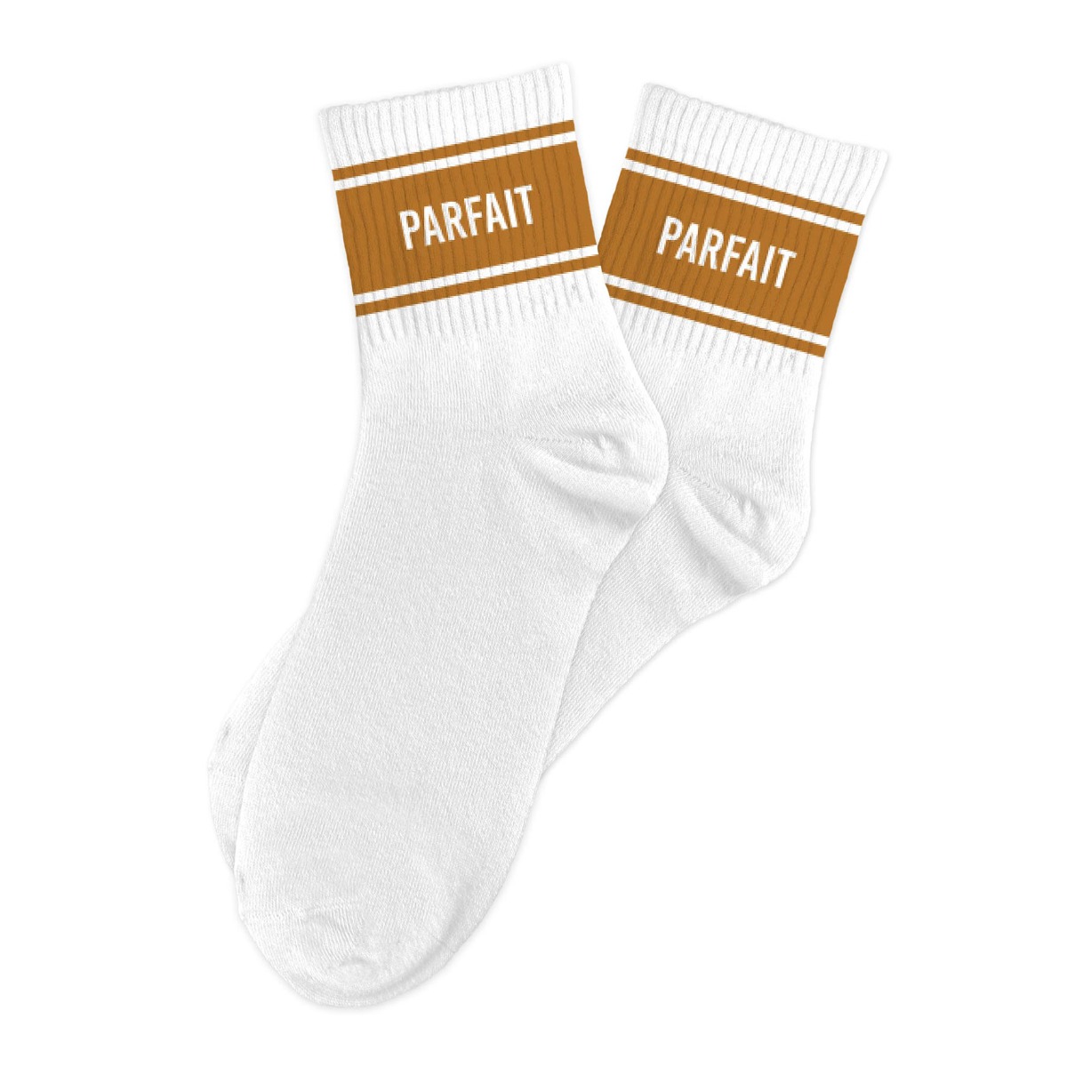Chaussettes homme parfait blanc et cuivre 39-45