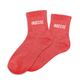 Chaussettes paillettes indécise rouge 36-42