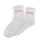 Chaussettes paillettes associable blanc et rose 36-42