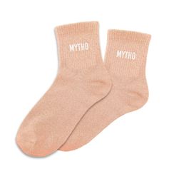 Chaussettes paillettes mytho beige et blanc 36-42
