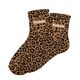 Chaussettes paillettes parfaite léopard marron noir 36-42