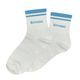 Chaussettes paillettes rayées rêveuse blanc et bleu 36-42