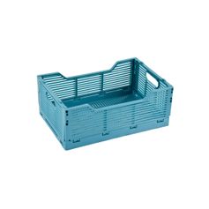 Cagette plastique pliable bleu 30x20cm