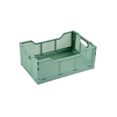 Cagette plastique pliable vert 30x20cm