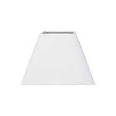 Abat-jour forme carré blanc 20x20x13cm