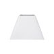 Abat-jour forme carré blanc 20x20x13cm