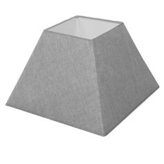Abat-jour carré gris clair 41x30cm