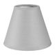 Abat-jour conique à pince gris 14x11.5cm