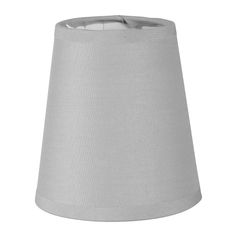 Abat-jour conique avec pince gris 10x10cm