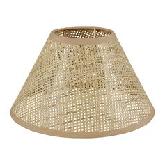 Abat-jour conique naturel 15.5x25x25cm