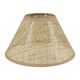 Abat-jour conique naturel 15.5x25x25cm