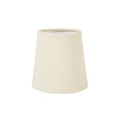 Abat-jour cylindre conique lin 10x10cm