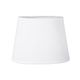 Abat-jour ovale blanc 20x15cm