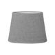 Abat-jour ovale gris 20cm